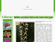 Tablet Screenshot of botaniliberec.cz